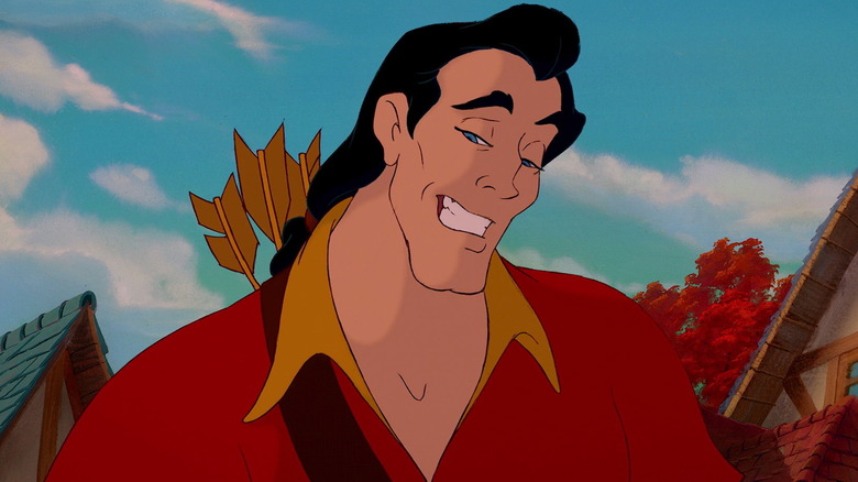 Gaston showing teeth