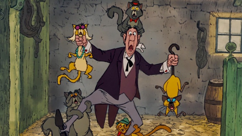 Edgar Balthazar and cats