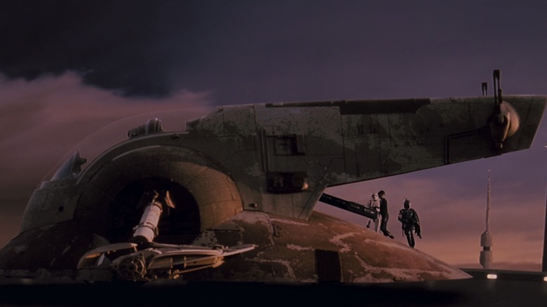 Slave 1 leaves Bespin in The Empire Strikes Back