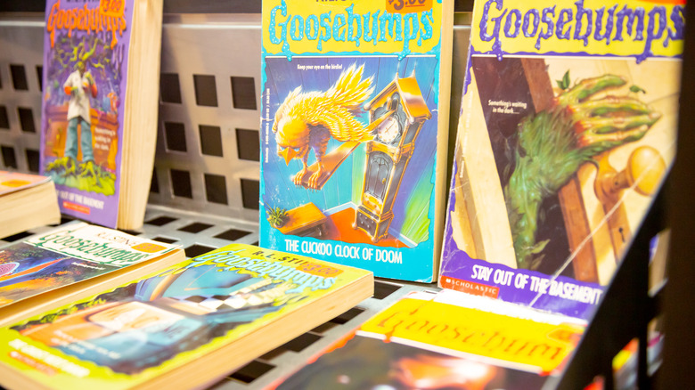 Goosebumps books on sale at a store