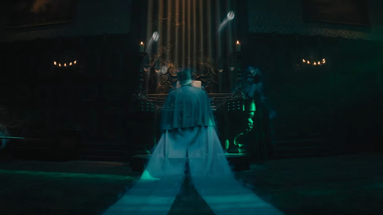 Ghost plays piano