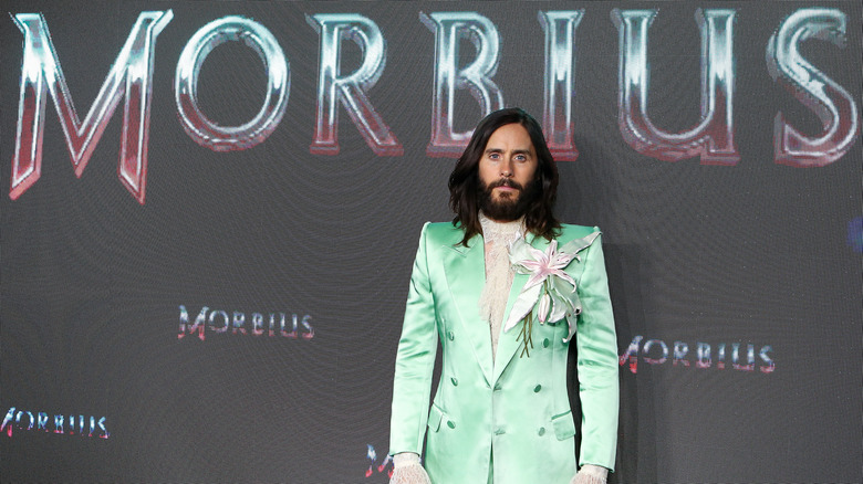 Jared Leto on Morbius red carpet