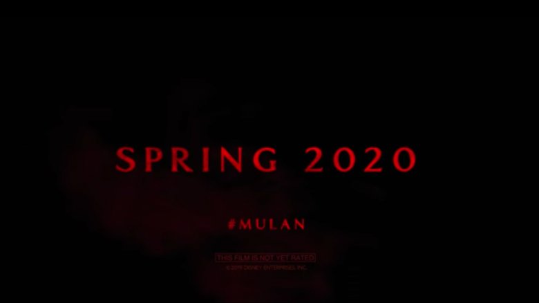 Mulan trailer title card