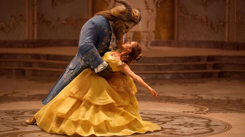 Beast and Belle dancing