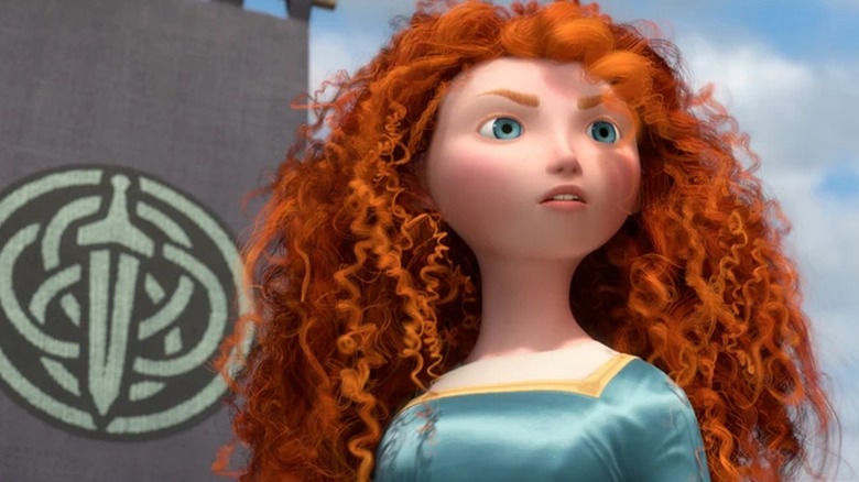 Merida stands up