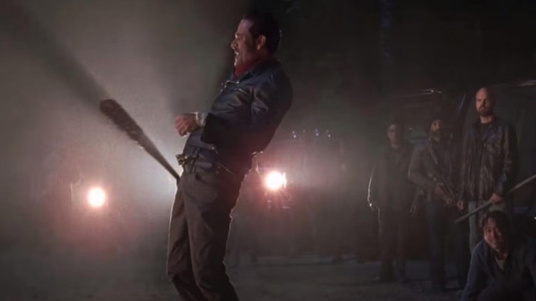 Negan threatens the survivors