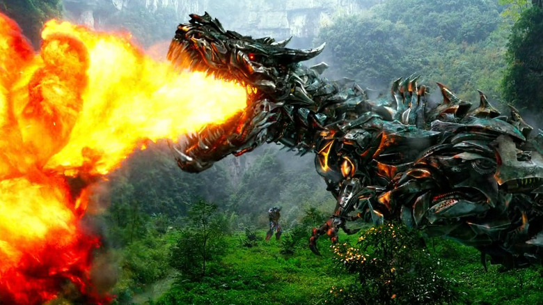 Grimlock breathing fire 