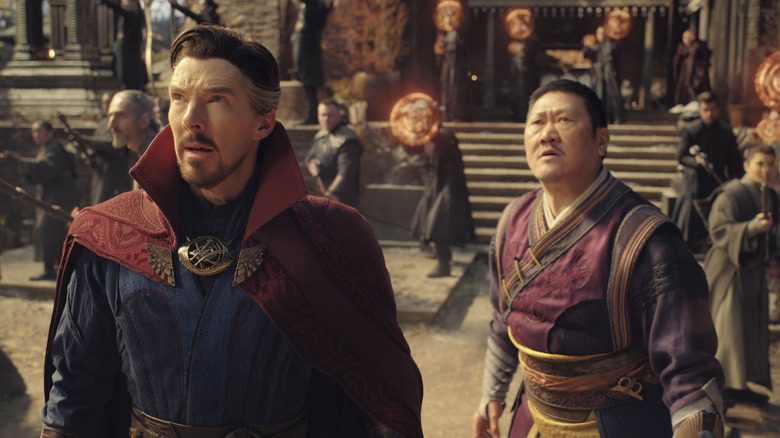 Benedict Cumberbatch and Benedict Wong in Multiverse of Madness