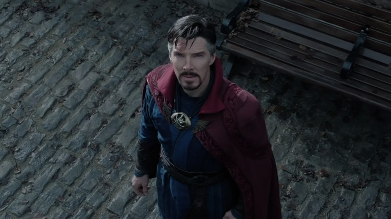 Doctor Strange looks up