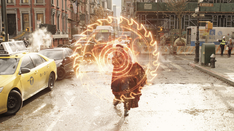 Doctor Strange conjures magical buzzsaw