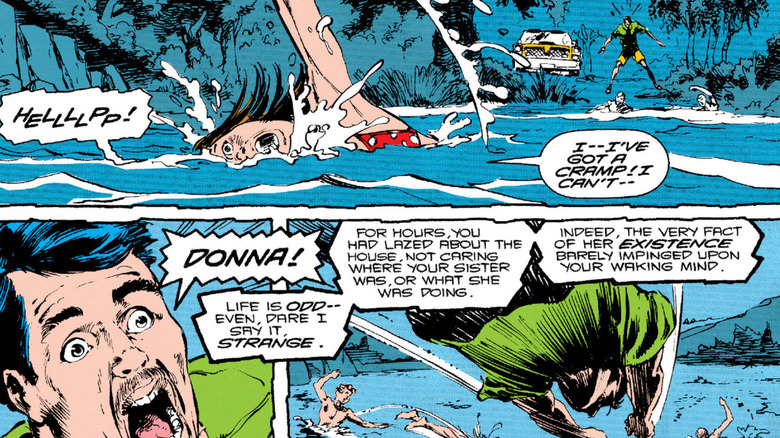 Donna Strange drowns in Marvel Comics