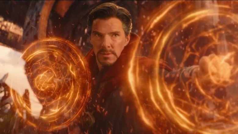 Dr. Strange casts a spell