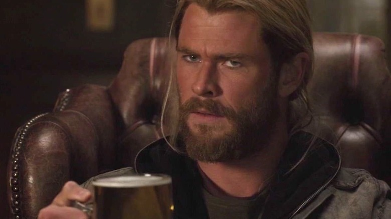 Thor drinks magic beer