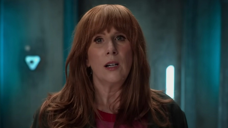 Donna Noble looking scared