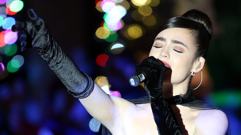 Sofia Carson performing