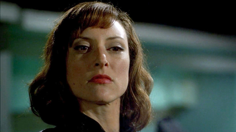 Lola Glaudini stares in Criminal Minds