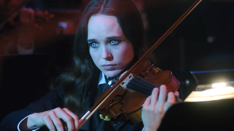 Vanya playing the violin in The Umbrella Academy