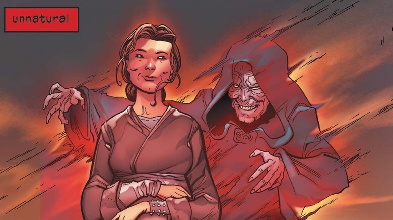 Palpatine lurking behind Shmi Skywalker