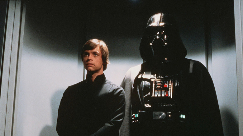 Darth Vader and Luke Skywalker together