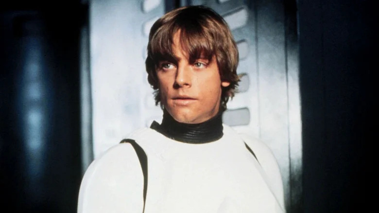 Luke Skywalker in a stormtrooper disguise