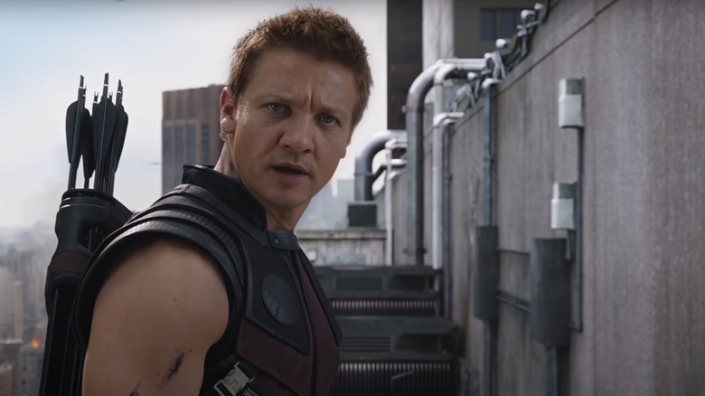 Jeremy Renner as Hawkeye in "Marvel's The Avengers"