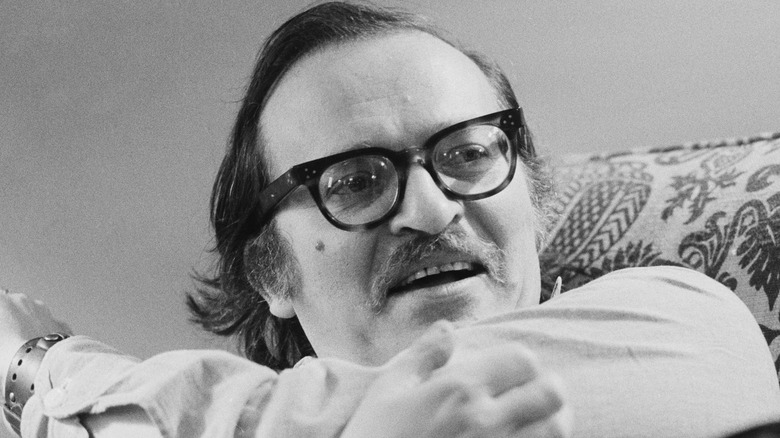 Sidney Lumet with mustache