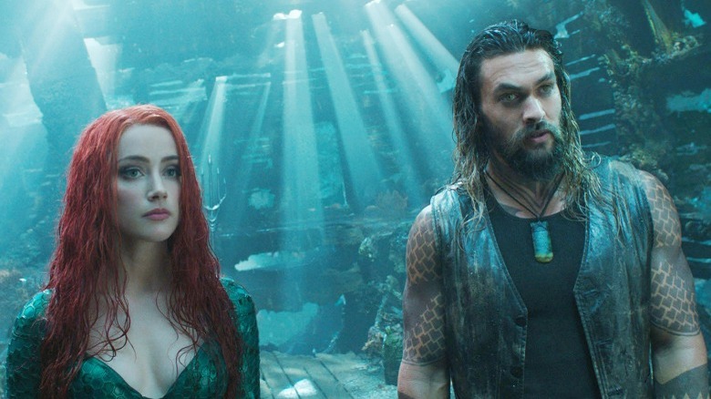 Mera and Aquaman underwater