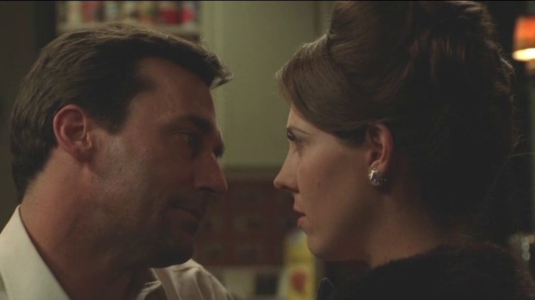 Don and Allison stare at each other