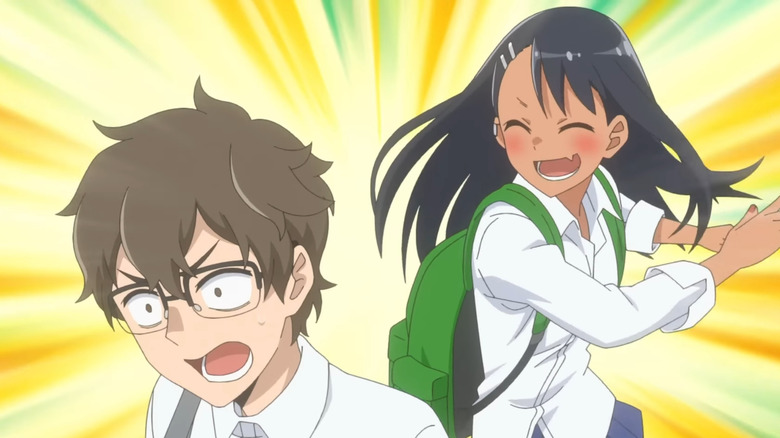 Hayase Nagatoro taunting Naoto Hachioji