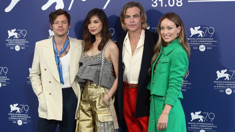 Harry Styles, Gemma Chan, Chris Pine, and Olivia Wilde