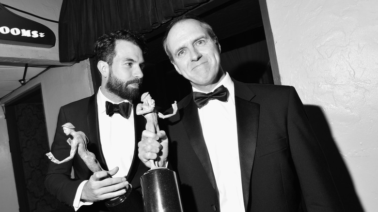 Kevin Doyle with his SAG Award 