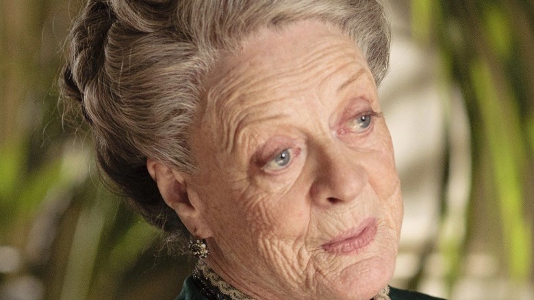 Violet Crawley smirking