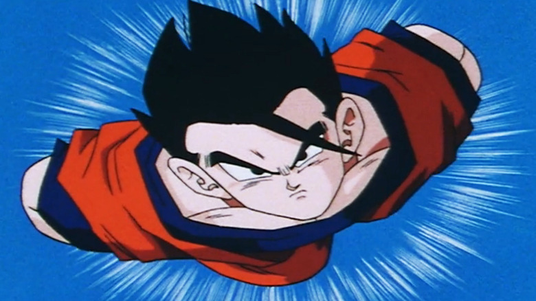 Mystic Gohan Flying Toward Camera