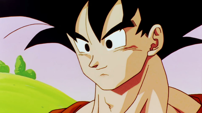 Goku with angry face