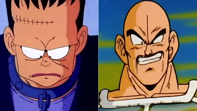 Android 8 looks down/Nappa smirks