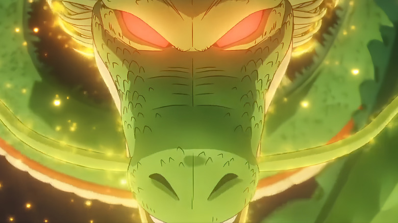 Shenron glares