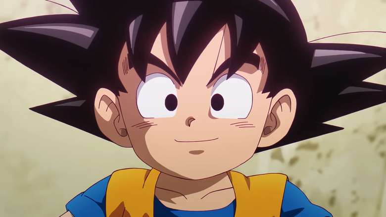 Young Goku smiles in "Dragon Ball: Daima"