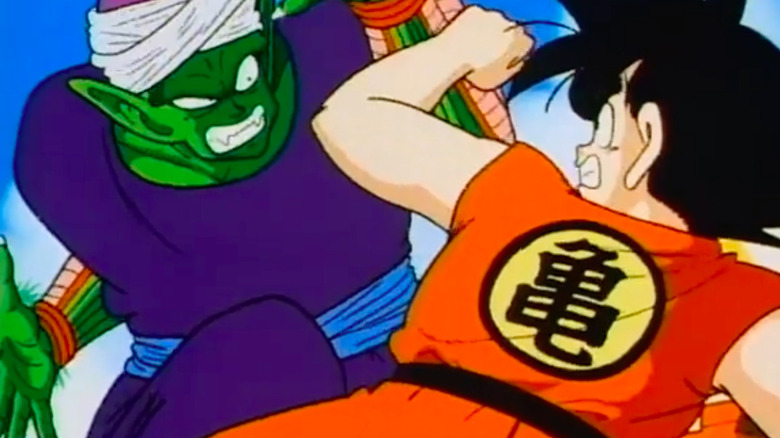 Piccolo and Goku square off