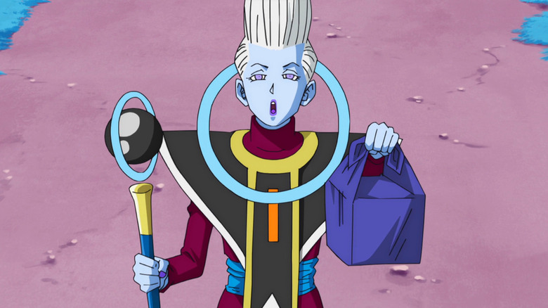 Whis holding bag