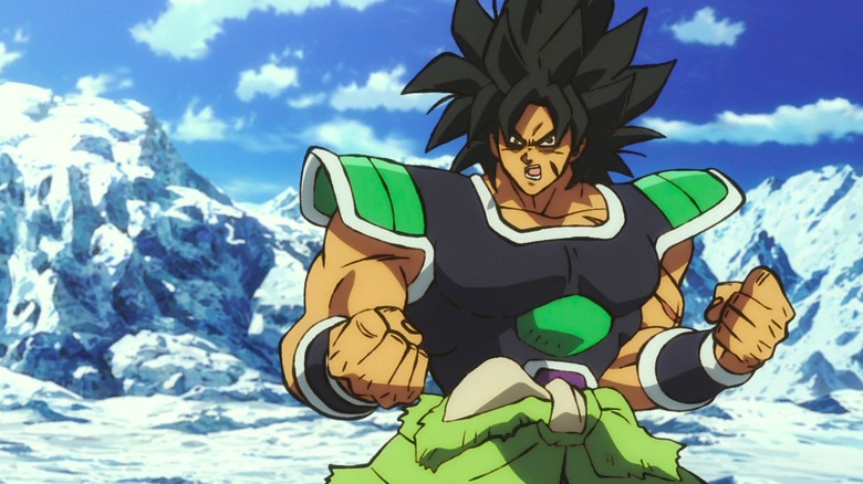 Broly stands ready