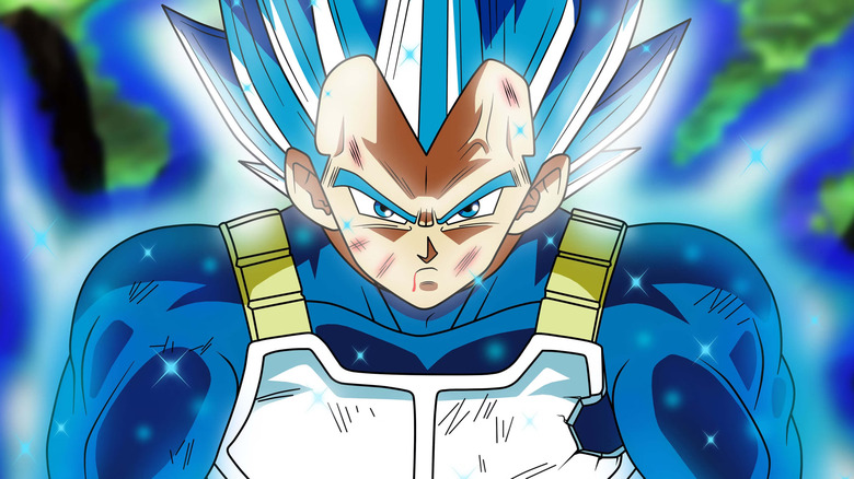 Vegeta in Super Saiyan Blue Evolved