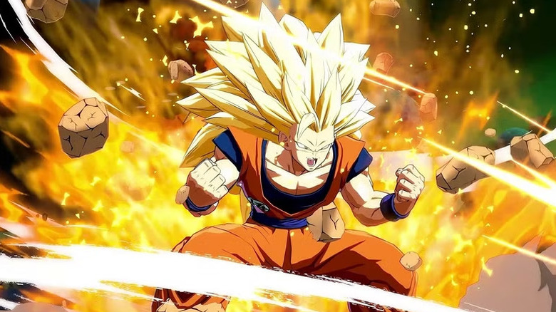 Goku in Super Saiyan 3 mode