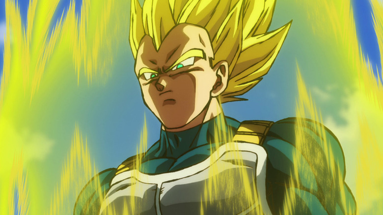 Vegeta in Super Saiyan form