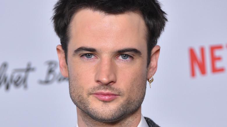 Tom Sturridge at press event