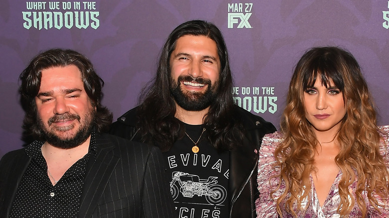 Matt Berry, Kayvan Novak, and Natasia Demetriou