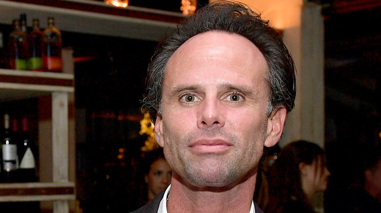 Walton Goggins at event looking into camera