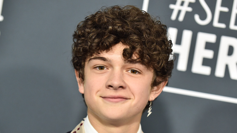 Noah Jupe lightning bolt earring