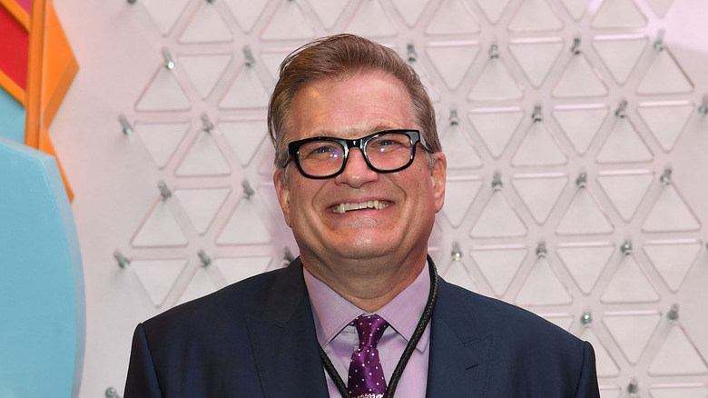 Drew Carey looking happy