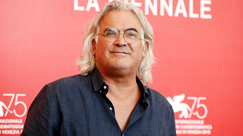 Paul Greengrass wearing glasses