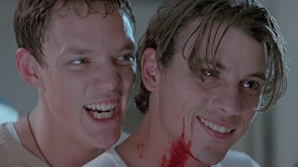 Matthew Lillard and Skeet Ulrich in Scream